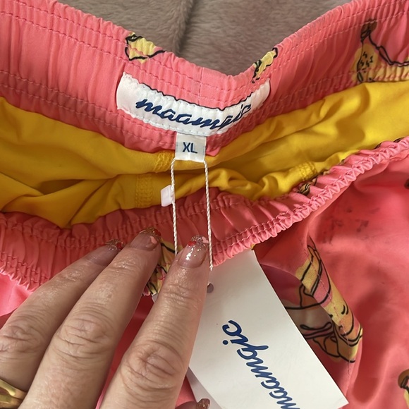 maamgic banana Mens Swim Trunks Quick Dry Swim Shorts with Mesh Lining Funny - Picture 9 of 10